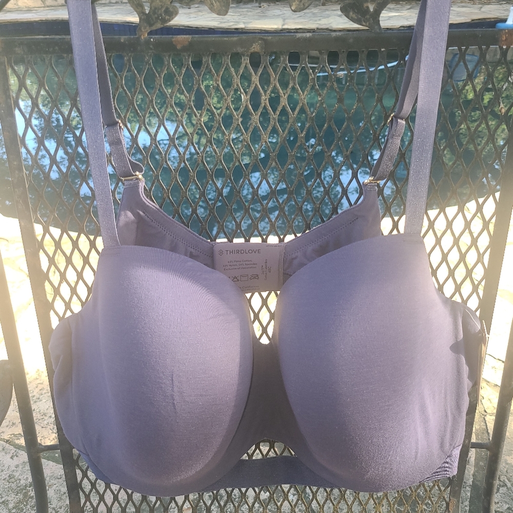 ThirdLove NWT 24/7 pima cotton t-shirt bra - 48C